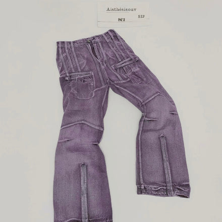 AIS Washed DENIM [PURPLE]