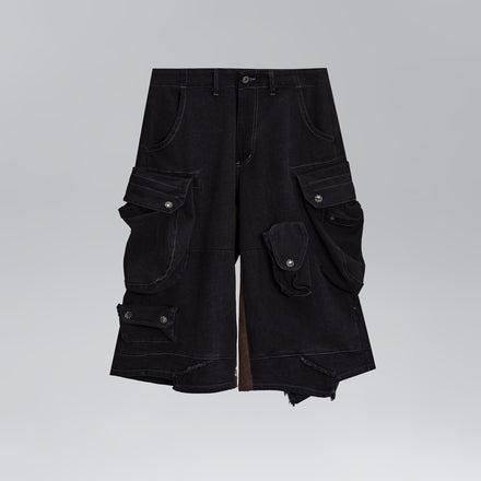 Traces of Stones Denim Shorts